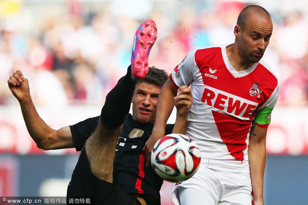 马哈莱马斯梅开二度，拜仁轻取阿贝费拉